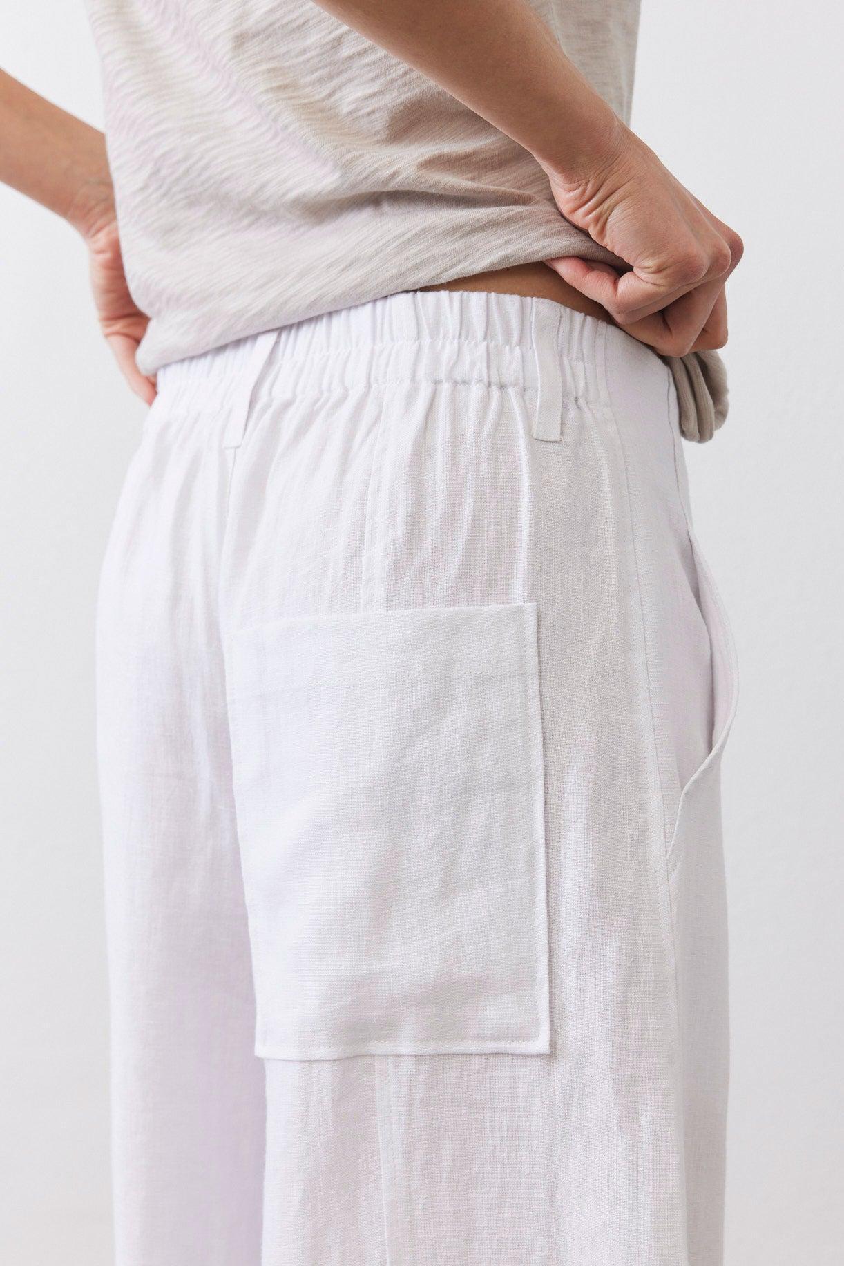 Carefree Wide Leg Linen Pants Product Image