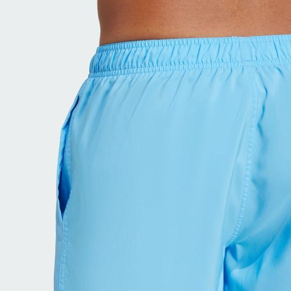 adidas Solid CLX Short-Length Swim Shorts Pure Ruby M Mens Product Image