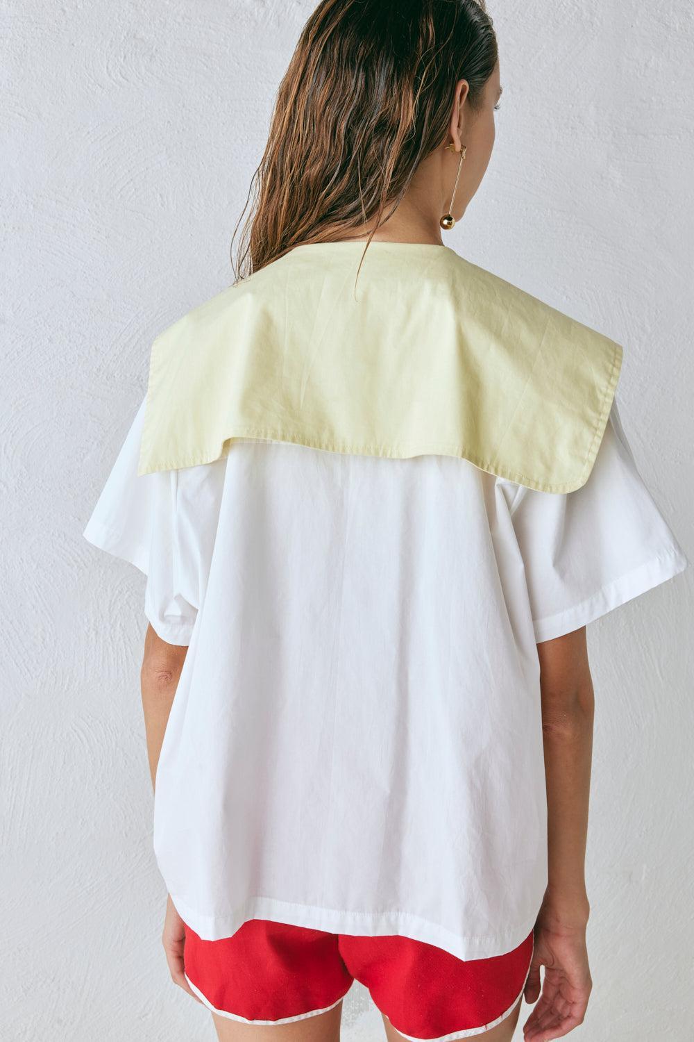 Romy Smock Top Lemon Product Image