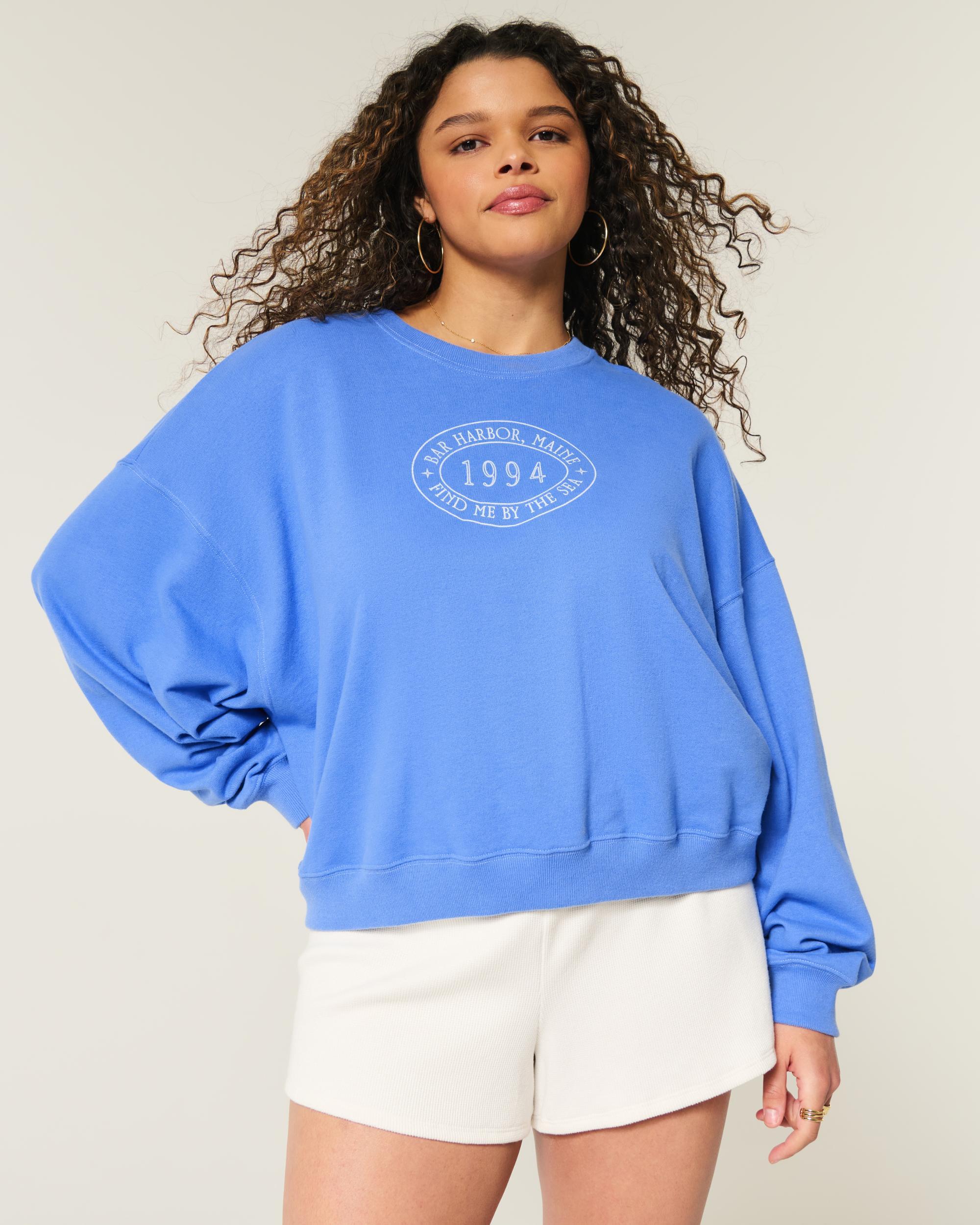Easy Montauk New York Graphic Crew Sweatshirt Product Image