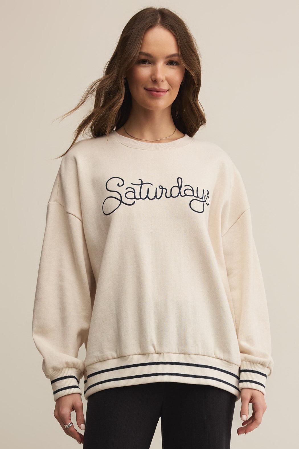 Oversized Saturdays Sweatshirt Product Image