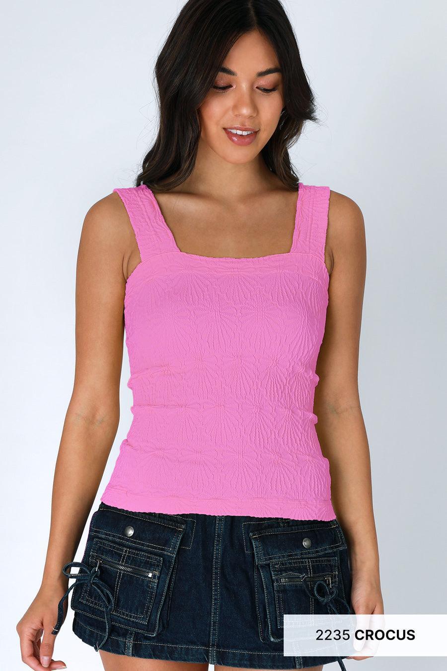 Lace Textured Square Top Product Image