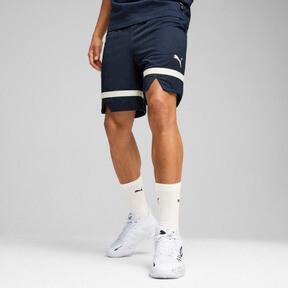 PUMA Winning Shot Men's Basketball Shorts in Dark Blue Product Image