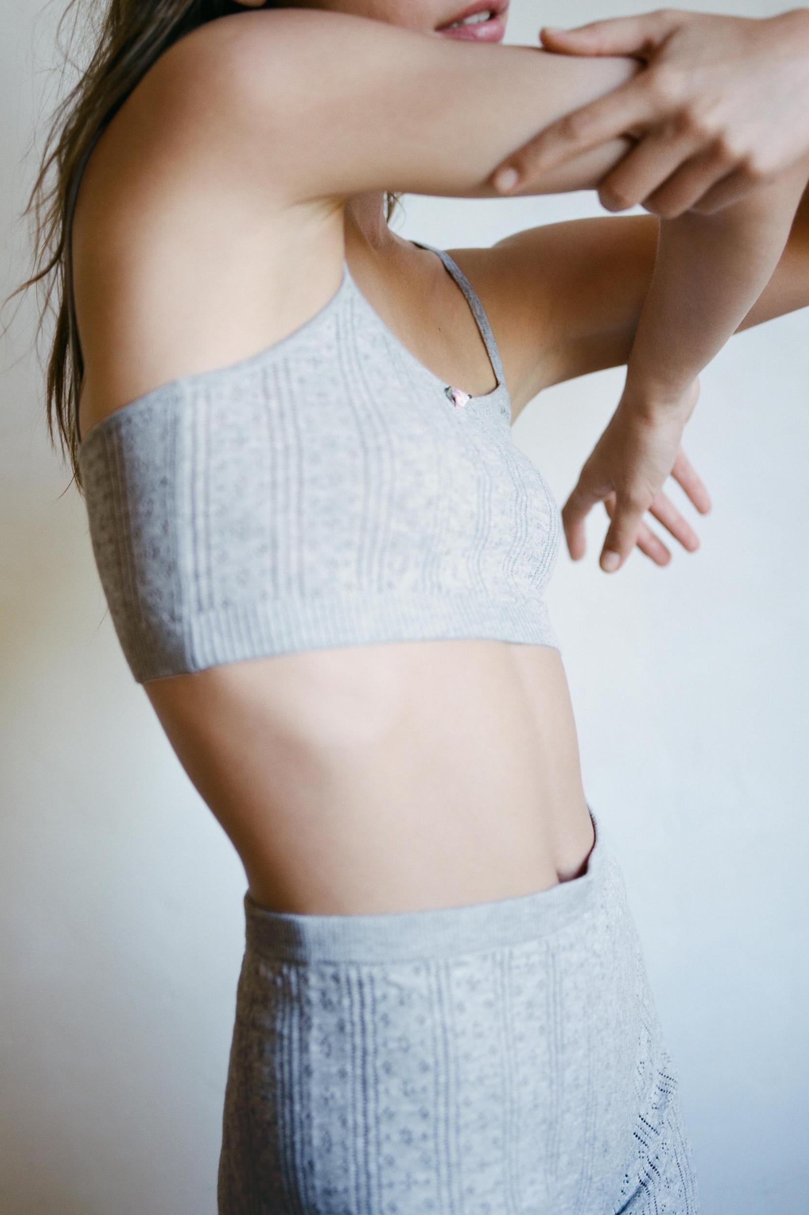 POINTELLE FLORAL BRALETTE Product Image