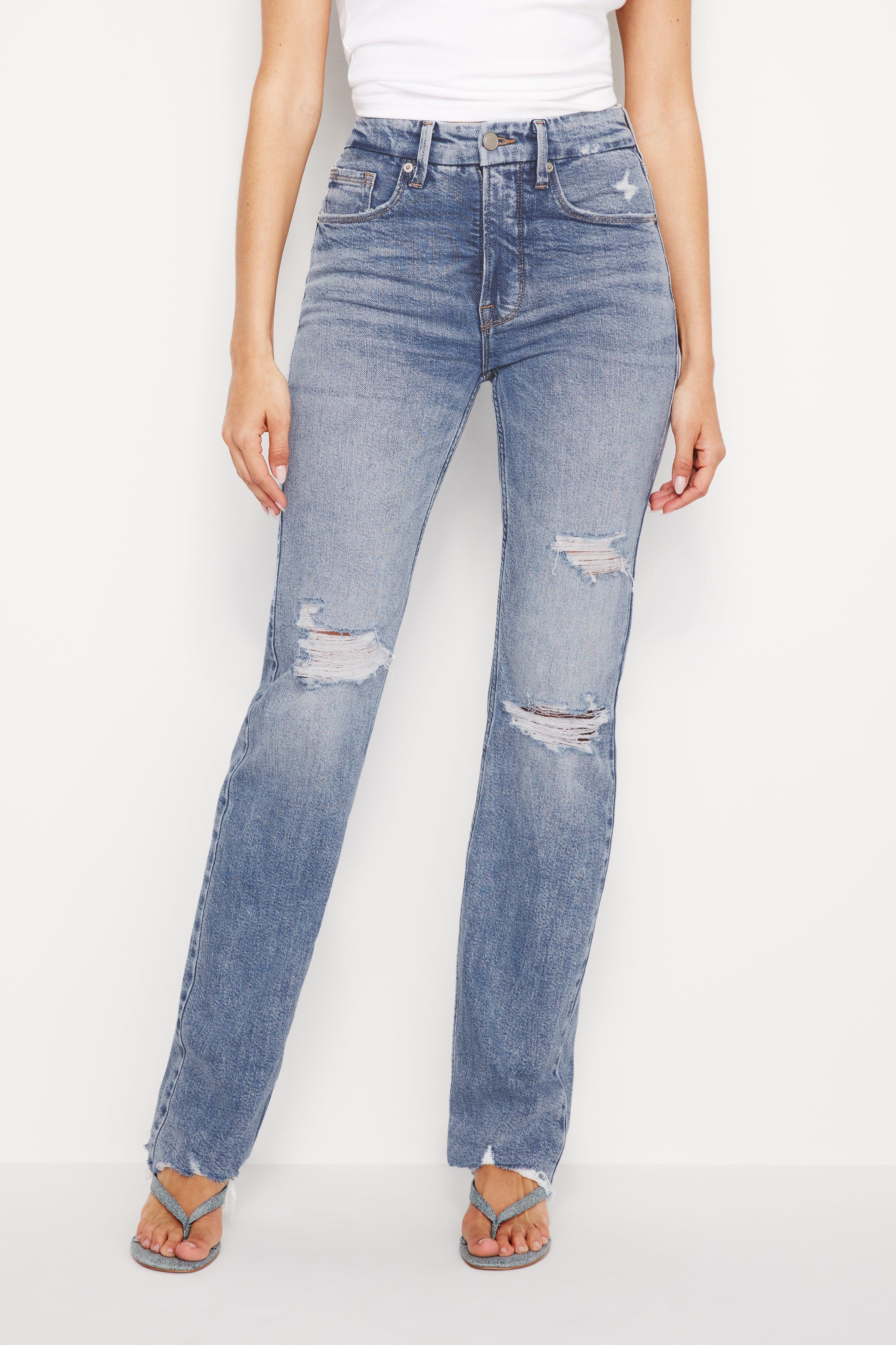 GOOD ICON STRAIGHT JEANS | INDIGO666 Product Image