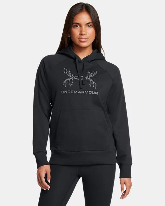 Womens UA Rival Fleece Antler Hoodie Product Image