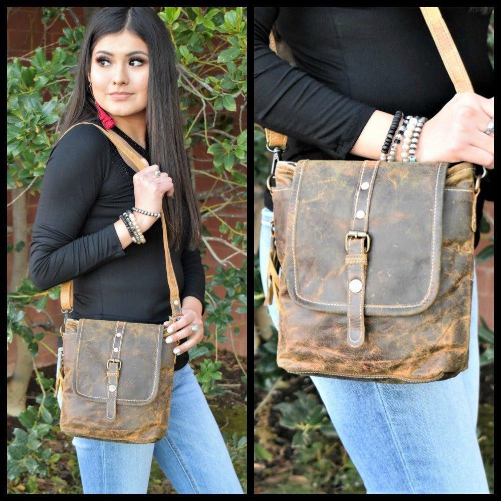 Brown Beauty Leather Bag Product Image