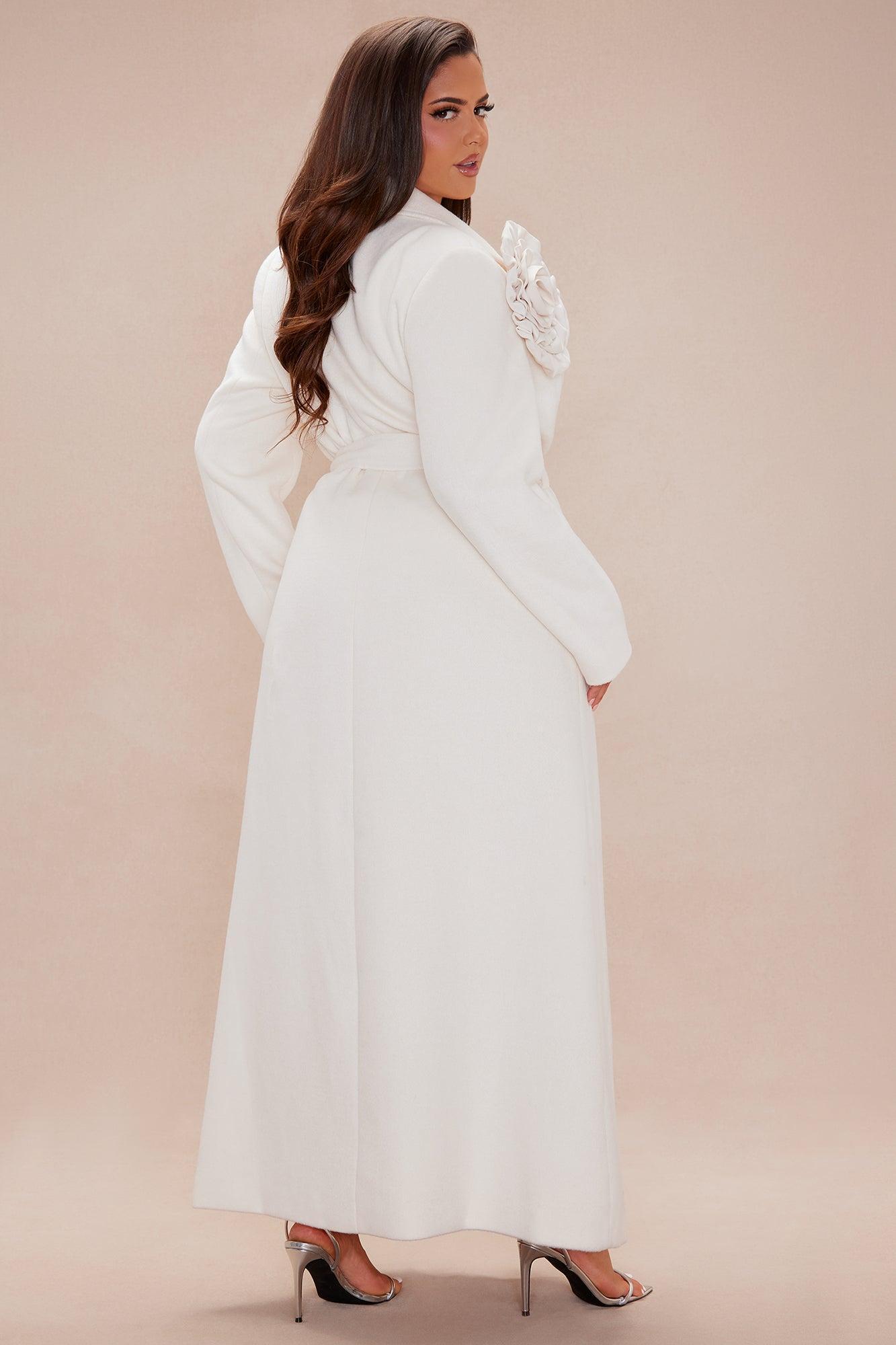 Vanessa Wool Coat - Cream Product Image