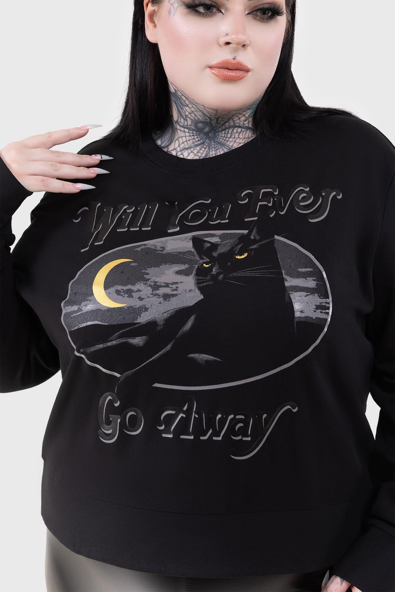 Go Away Sweatshirt Female Product Image