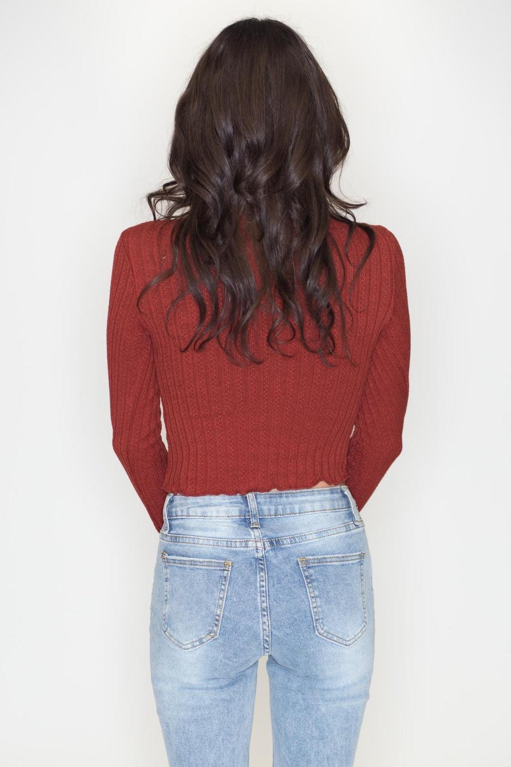 Turtleneck Crop Top Product Image