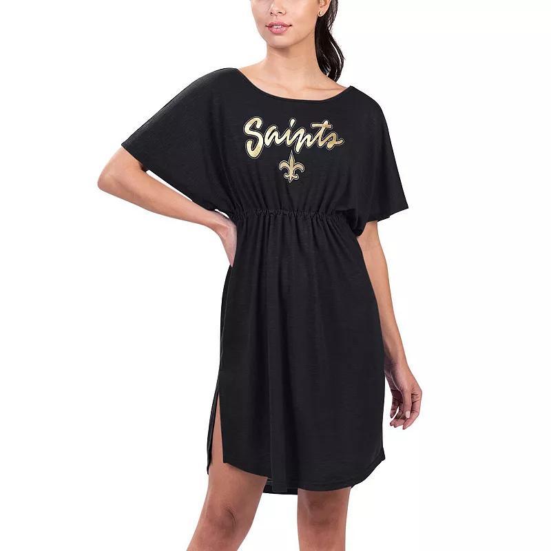 Women's G-III 4Her by Carl Banks Black Jacksonville Jaguars Versus Swim Cover-Up, Size: Small Product Image