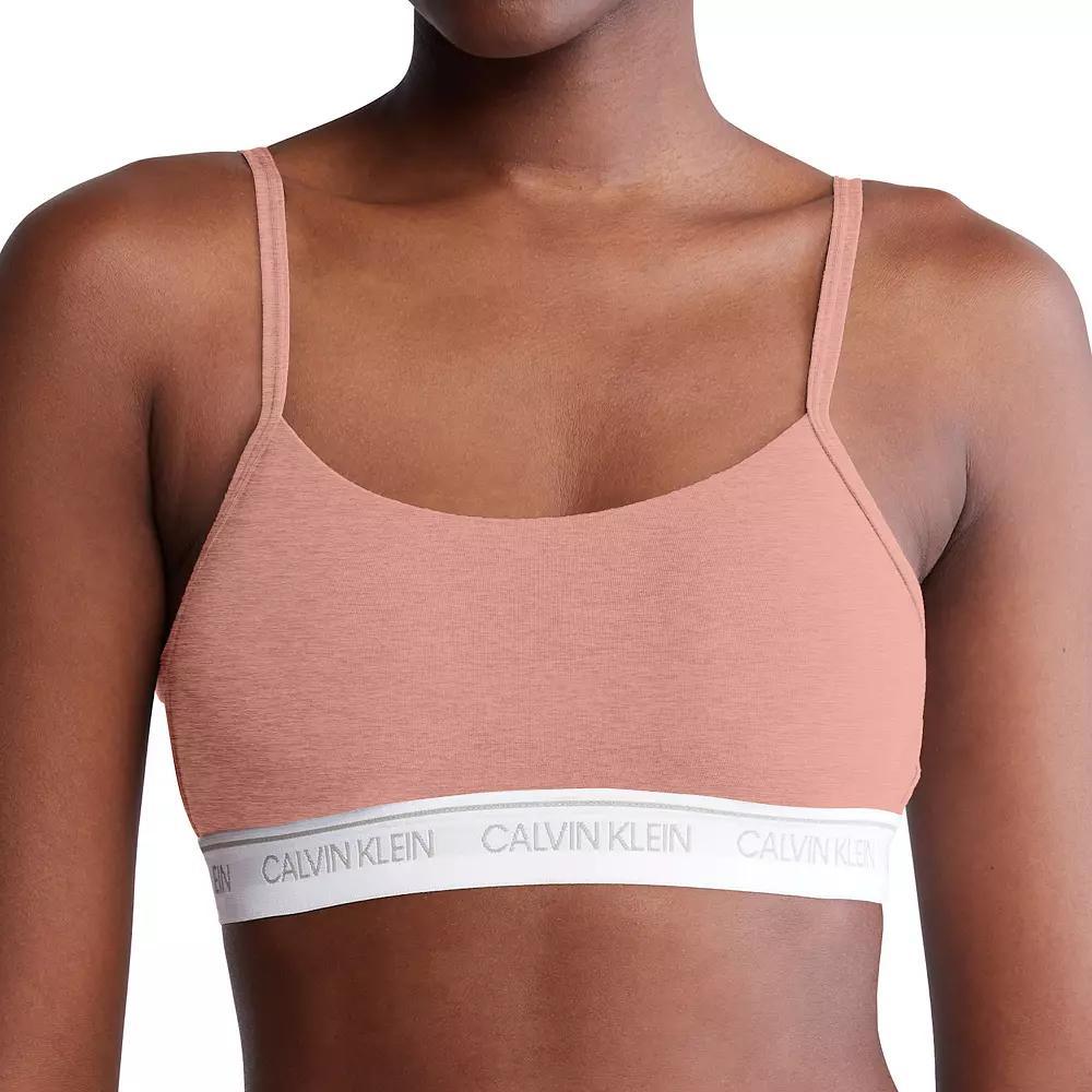 Women's Calvin Klein Archive Logo Lightly Lined Bralette QF7534,  Product Image