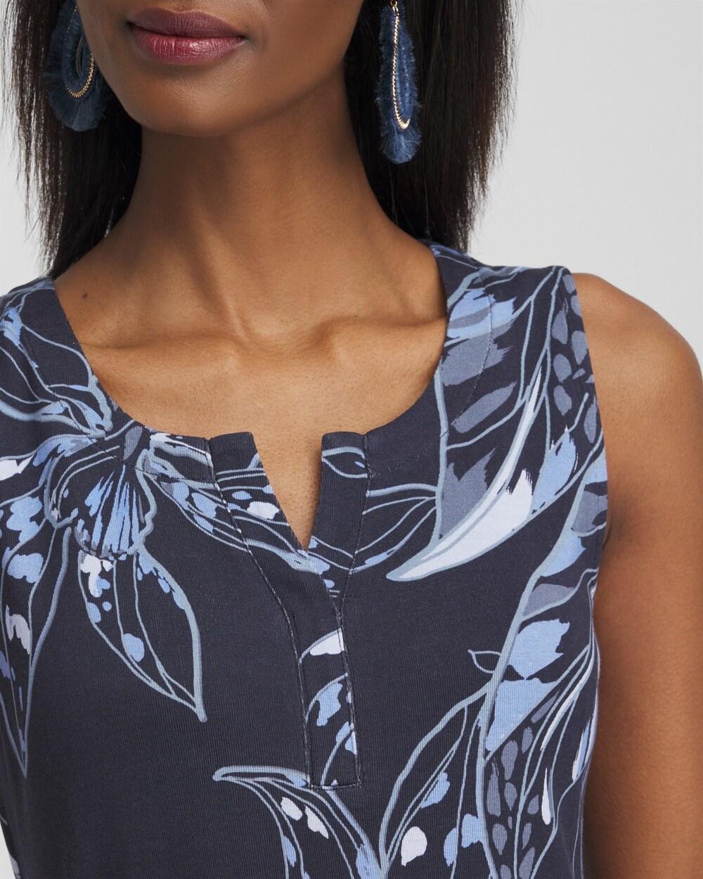 Floral Notch Neck Tank Product Image