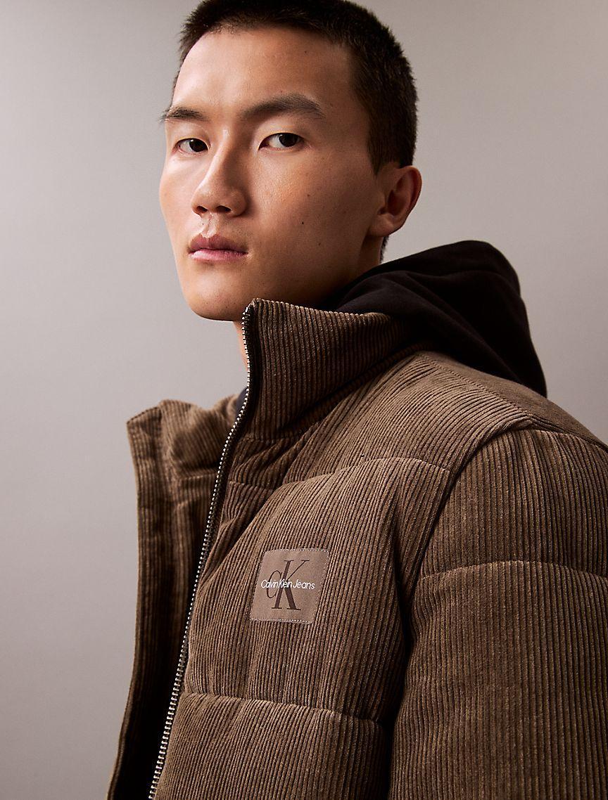 Corduroy Puffer Jacket Product Image