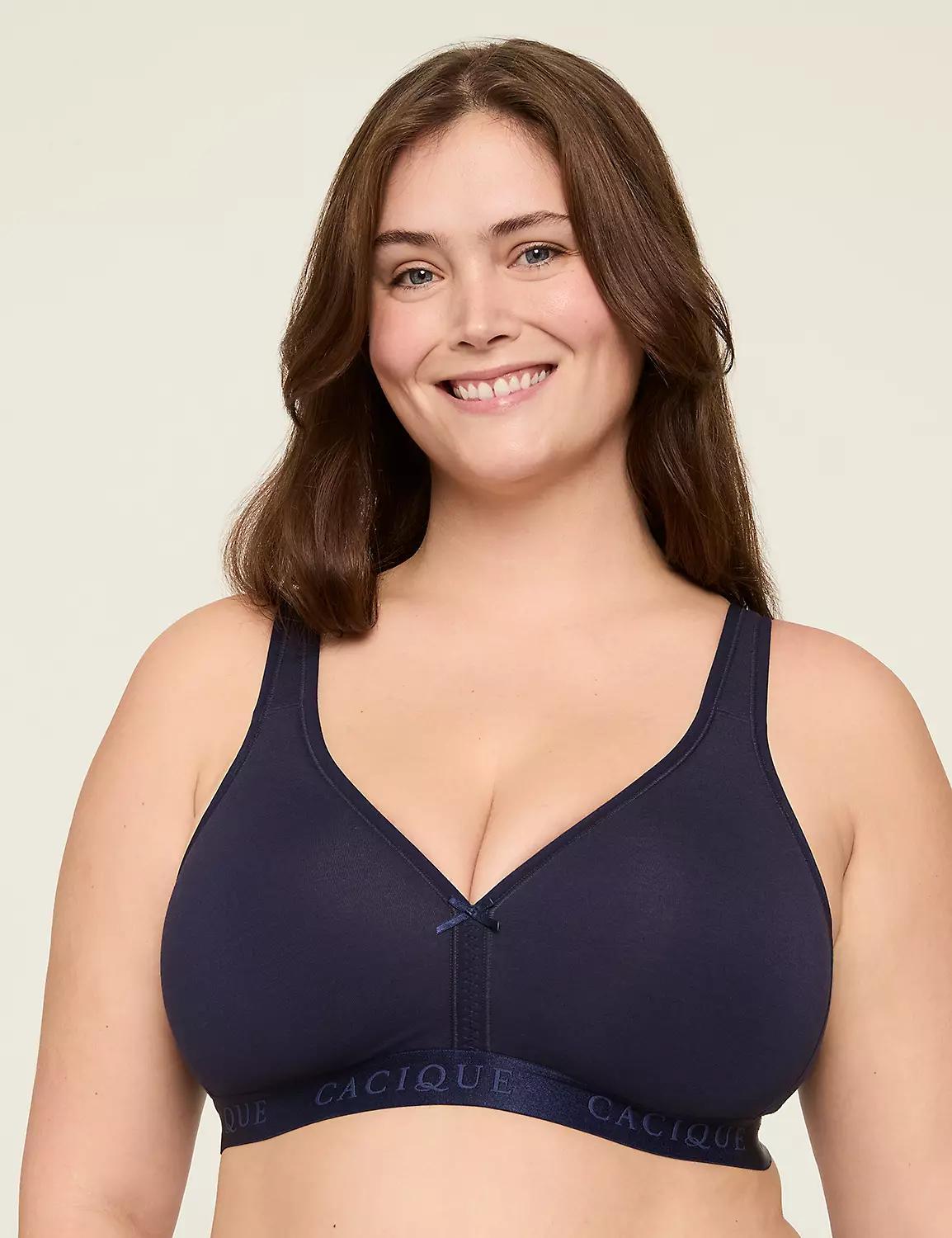 Cotton Lightly Lined No-Wire Bra Product Image