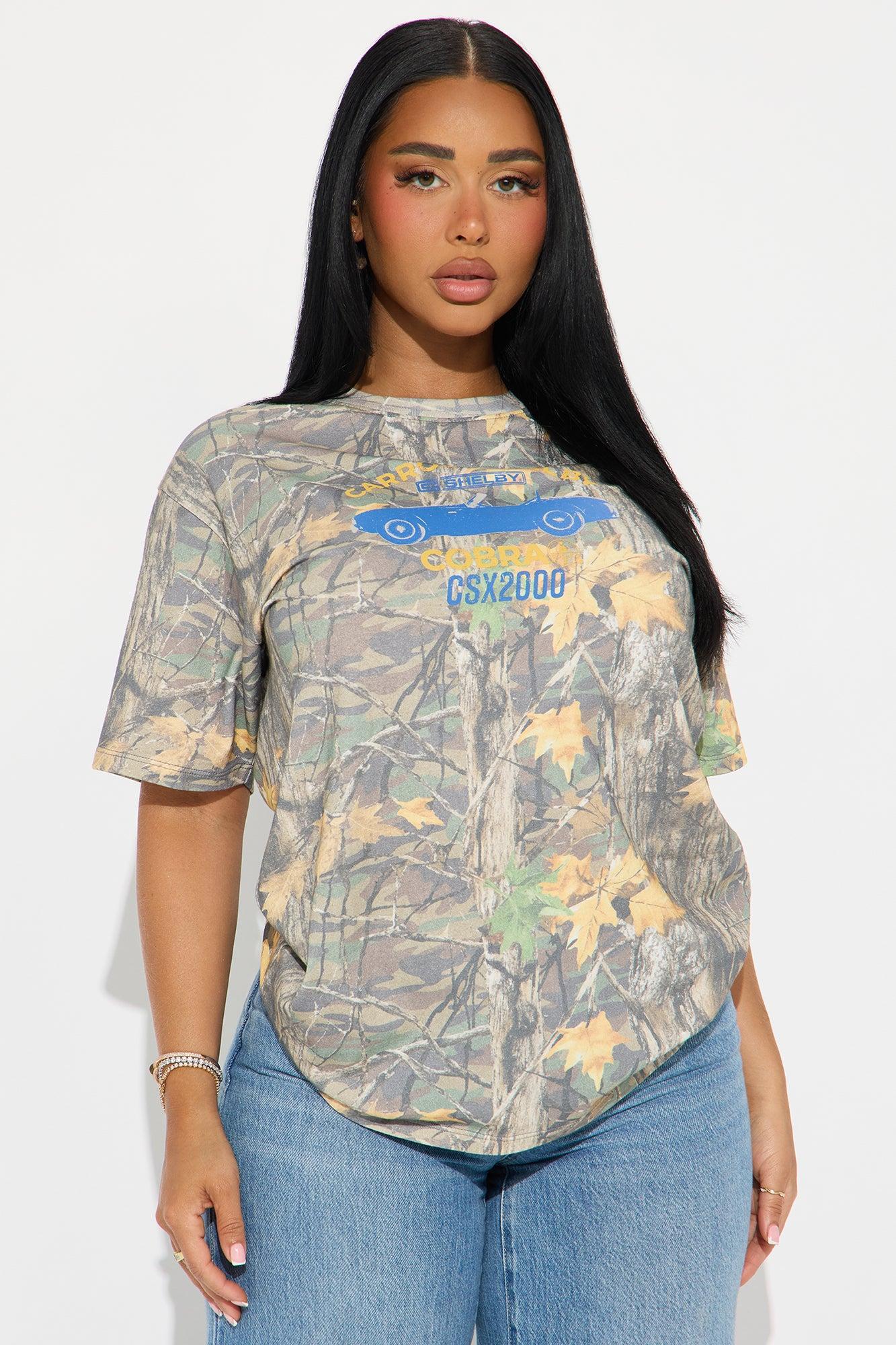 Shelby Cobra Camo Oversized Tee - Camouflage Product Image