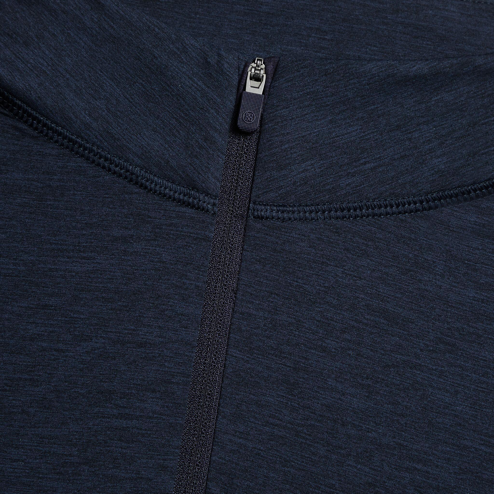 TECH MÉLANGE RAGLAN QUARTER ZIP PULLOVER Product Image