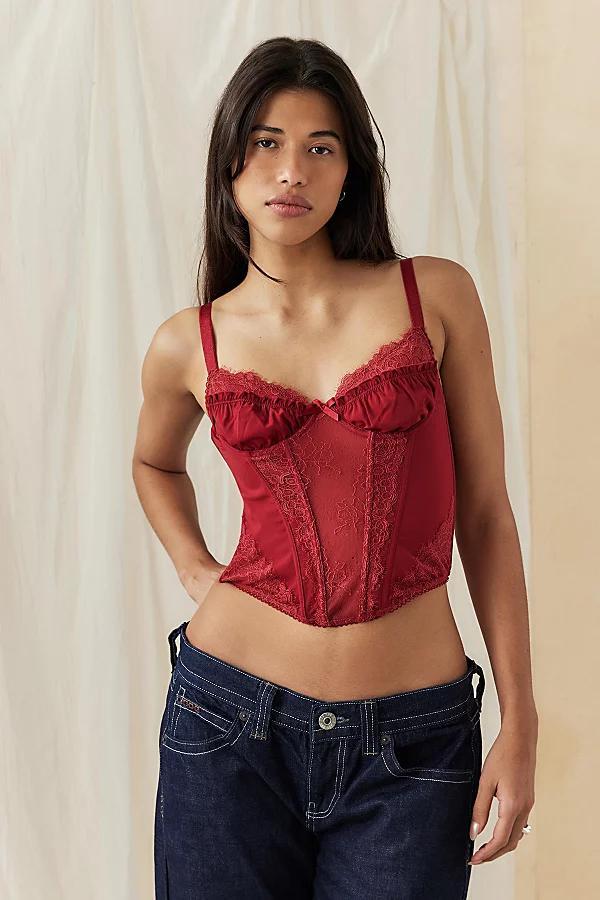 Out From Under Electra Lace Corset Womens at Urban Outfitters Product Image