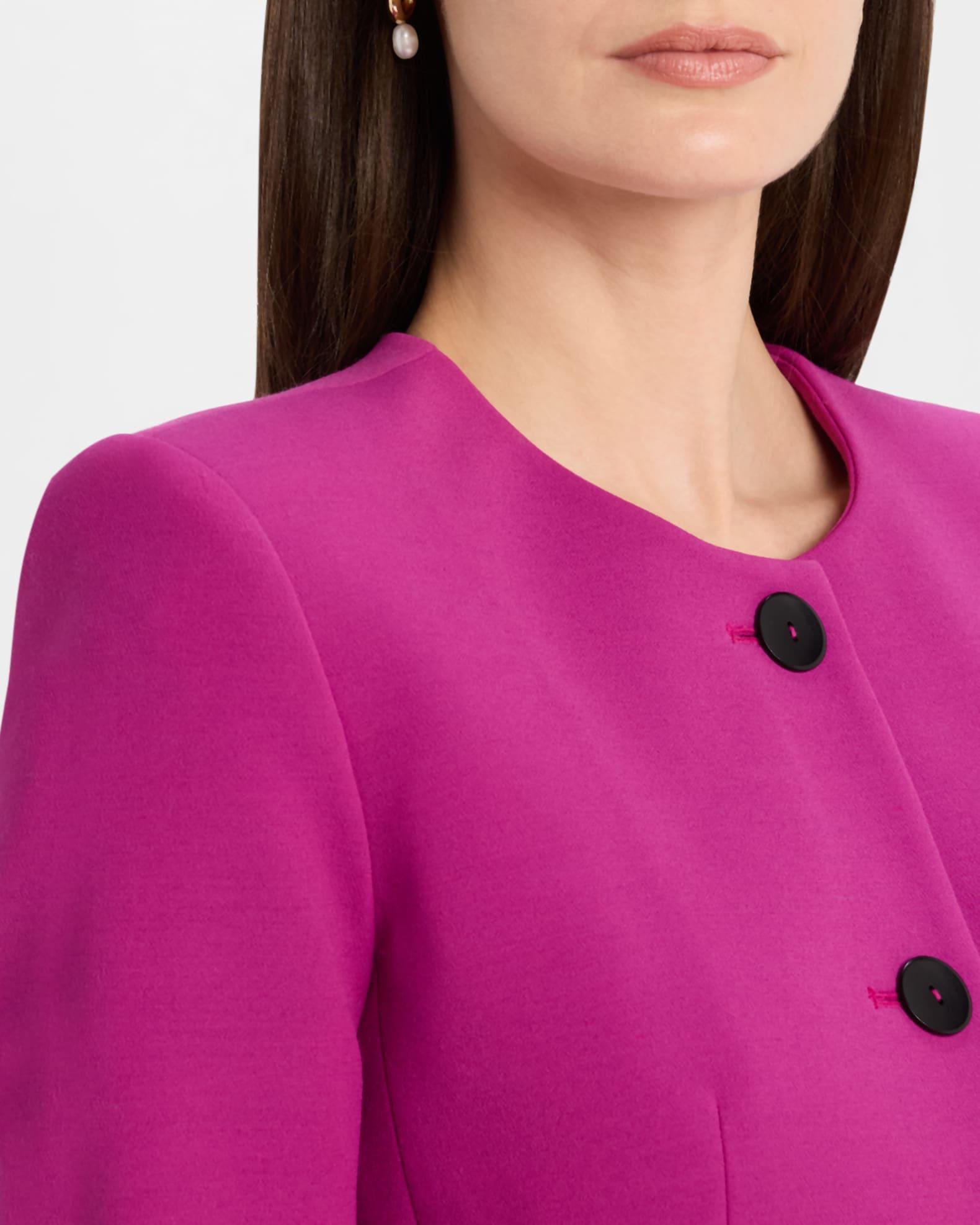 Single-Breasted Shrunken Jacket Product Image