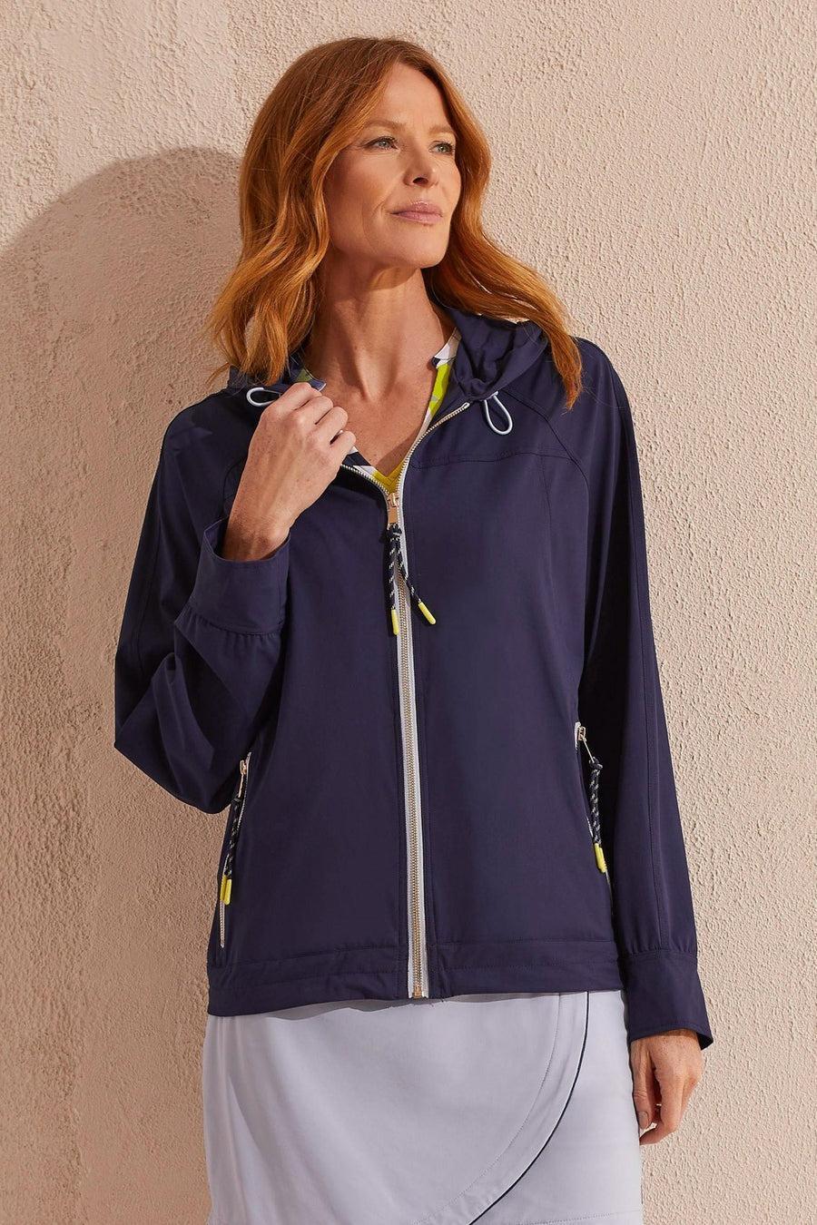 FOUR-WAY STRETCH HOODED JACKET Product Image