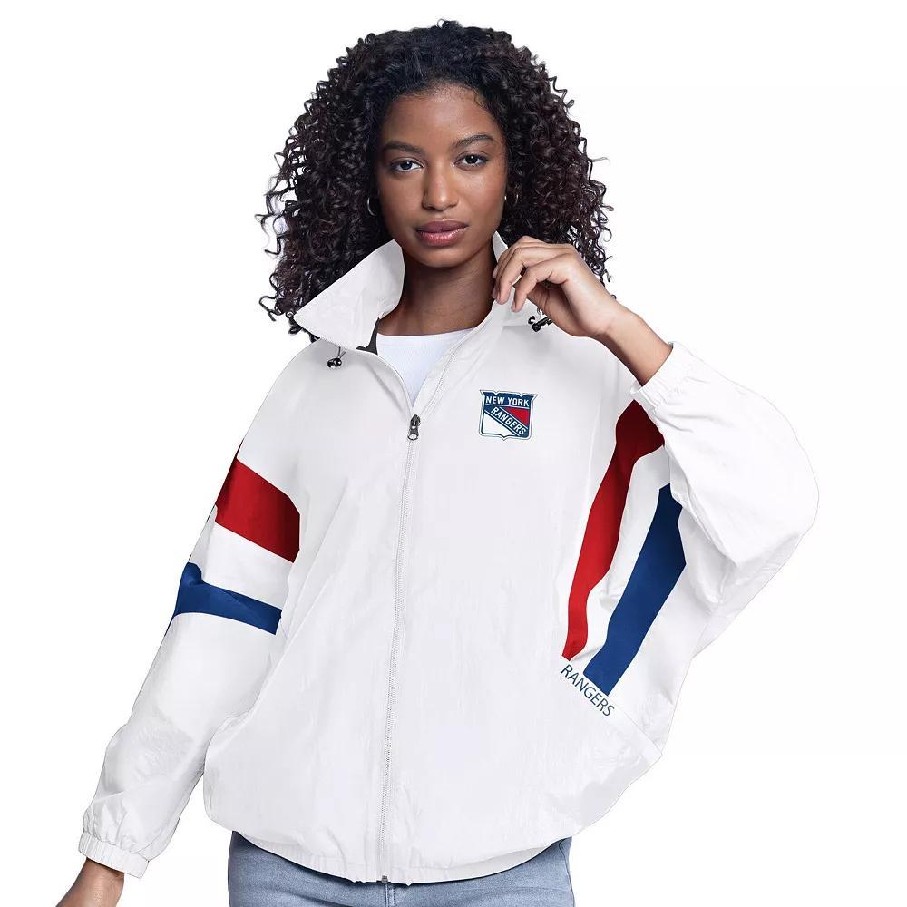 Women's G-III Sports by Carl Banks White New York Rangers Game News Over Product Image