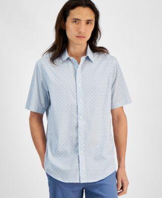 Club Room Mens Mar Foulard Refined Woven Shirt, Created for Macys Product Image