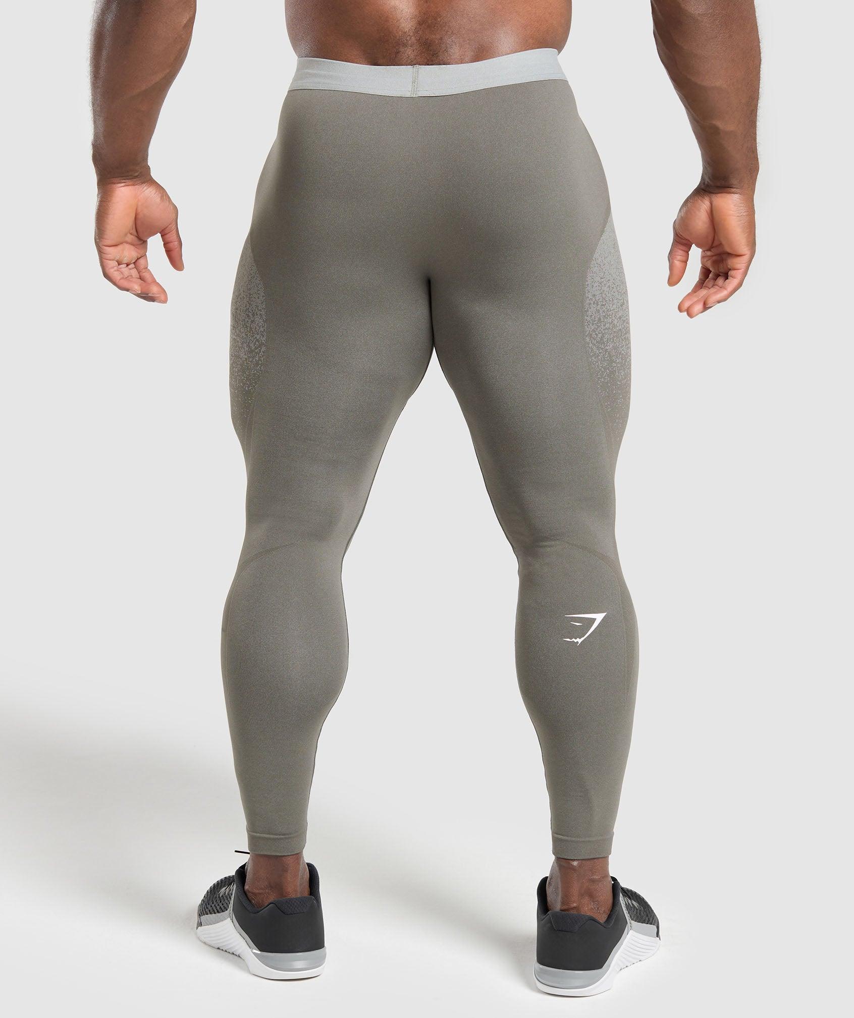 Gymshark Shadow Seamless Tights - Meteor Grey Male Product Image