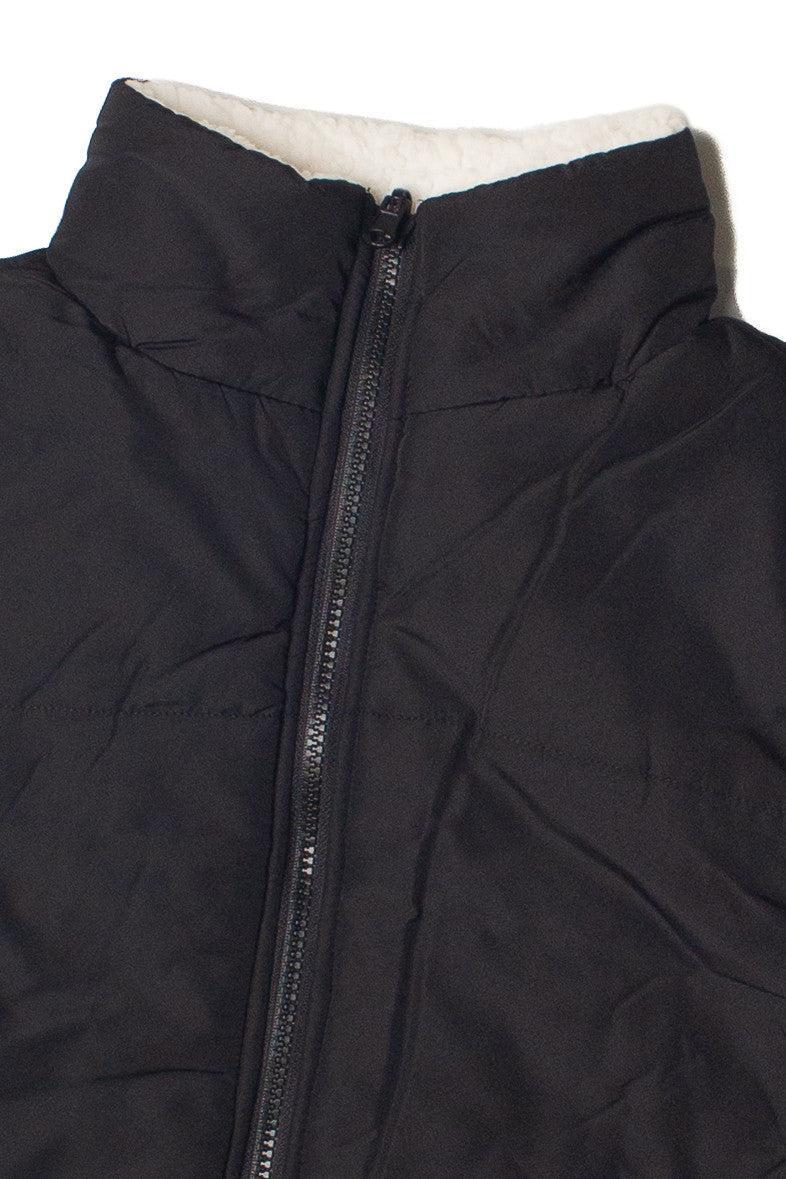 Reversible Sherpa Puffer Vest Product Image