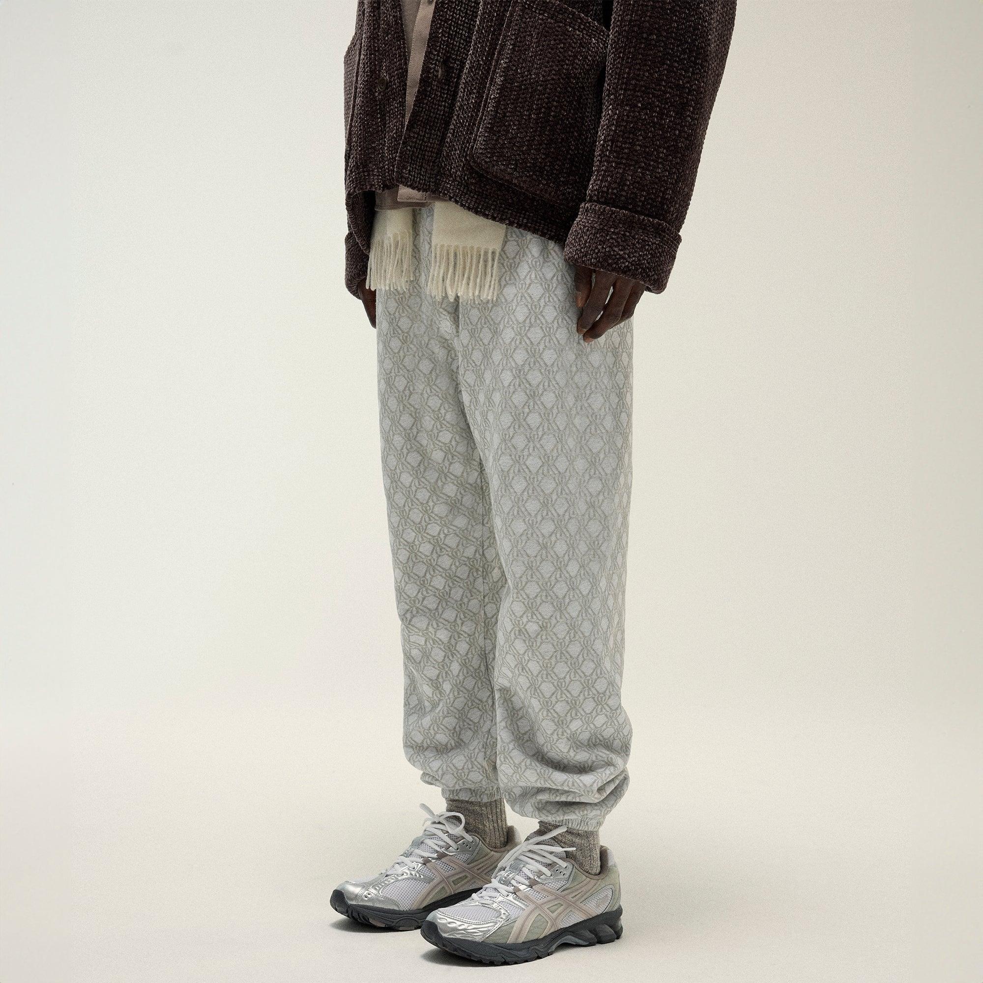 Kith Bonded Fleece Nelson Sweatpant - Light Heather Grey Male Product Image