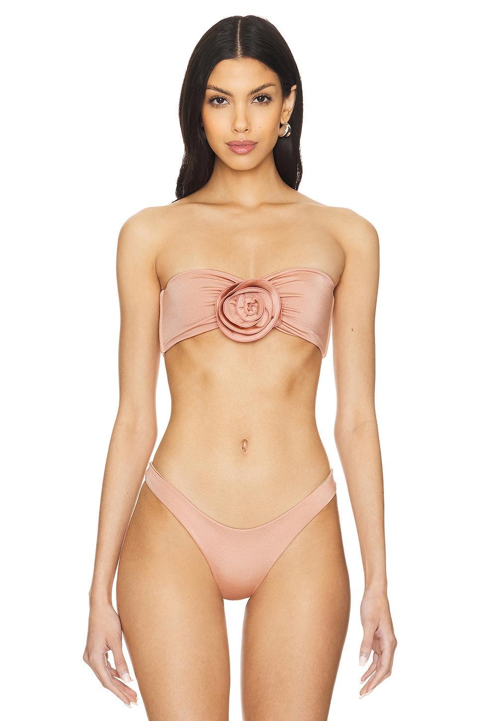 Cosette Rose Bandeau Bikini Top Indah Product Image