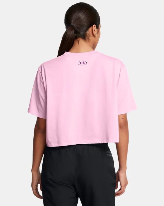 Women's UA Boxy Wordmark Short Sleeve Product Image