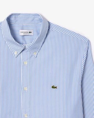 Regular Fit Striped Cotton Shirt Product Image