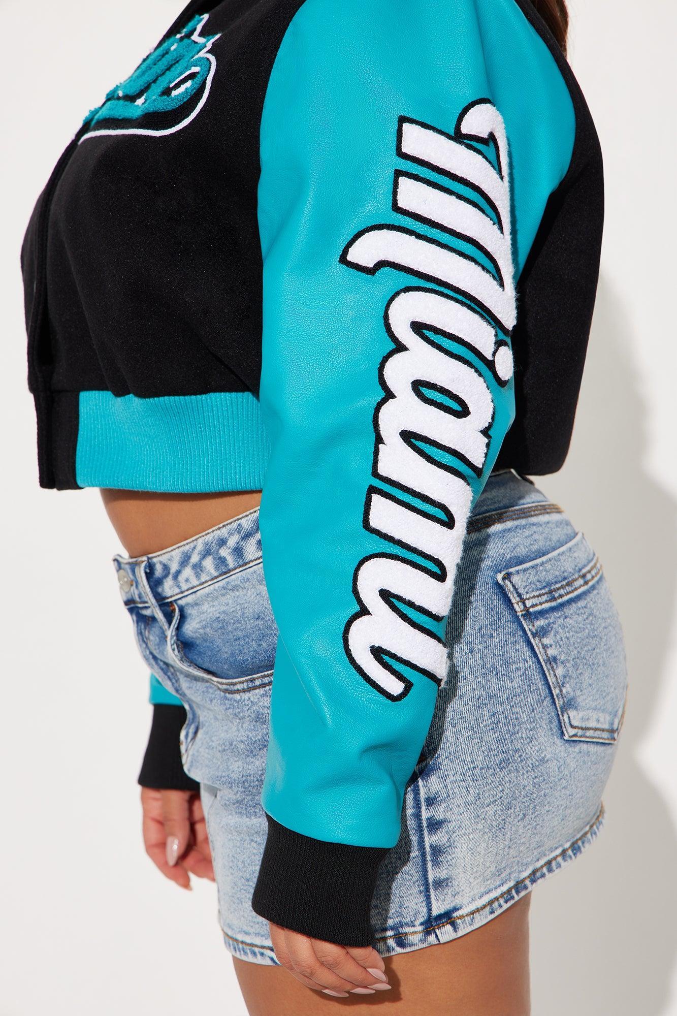 Miami Dolphins Bomber Jacket - Black Product Image