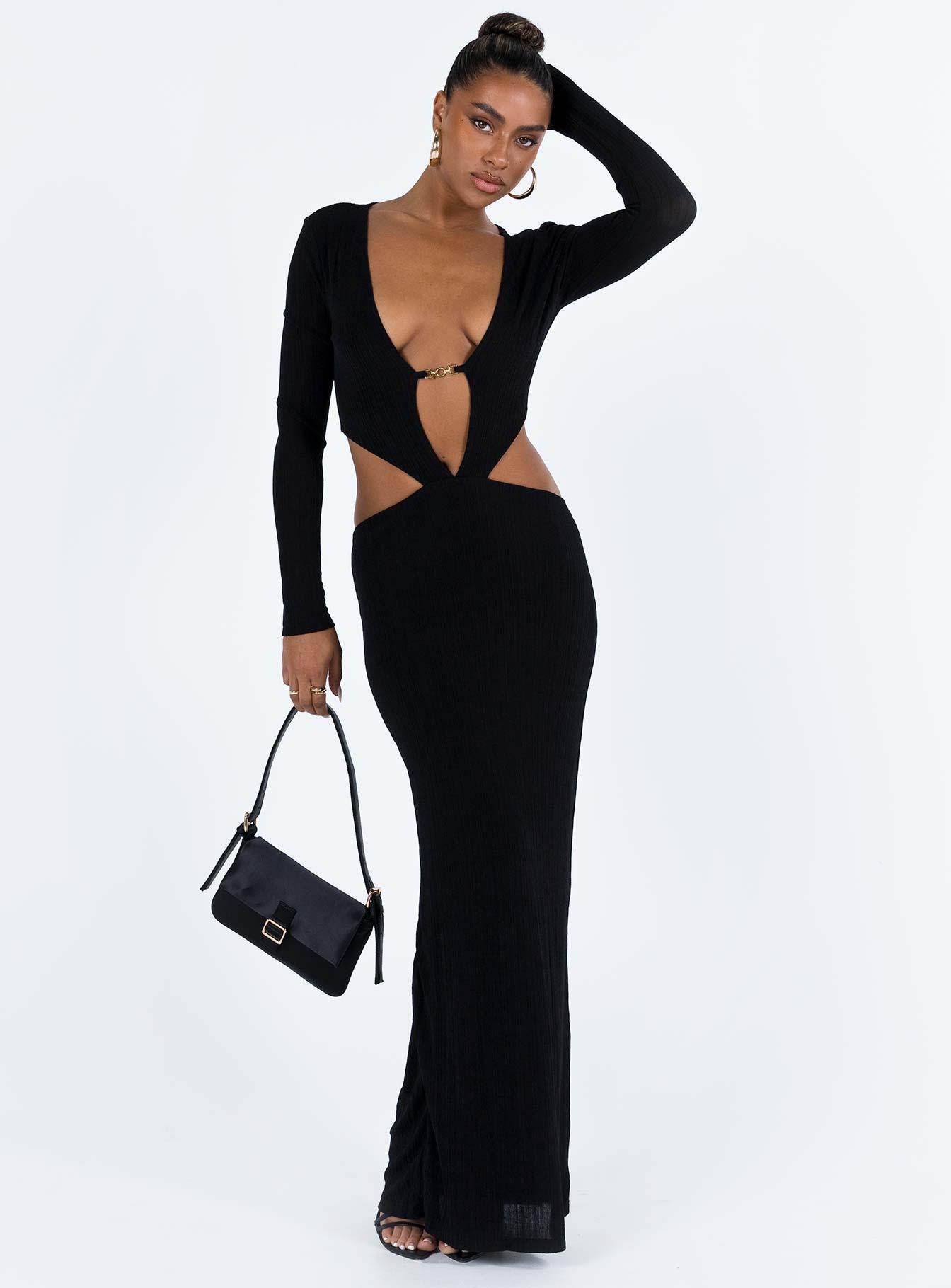 Everton Maxi Dress Black Product Image