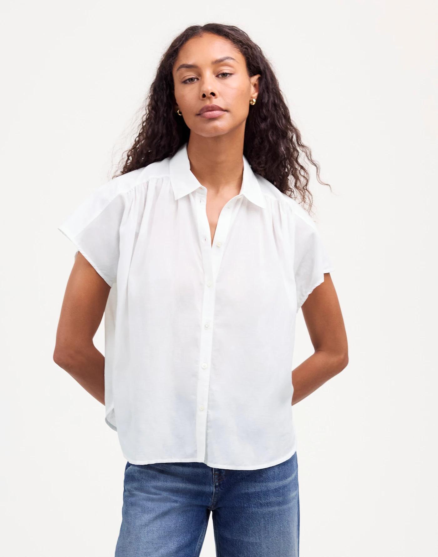 Cap-Sleeve A-Line Top Product Image