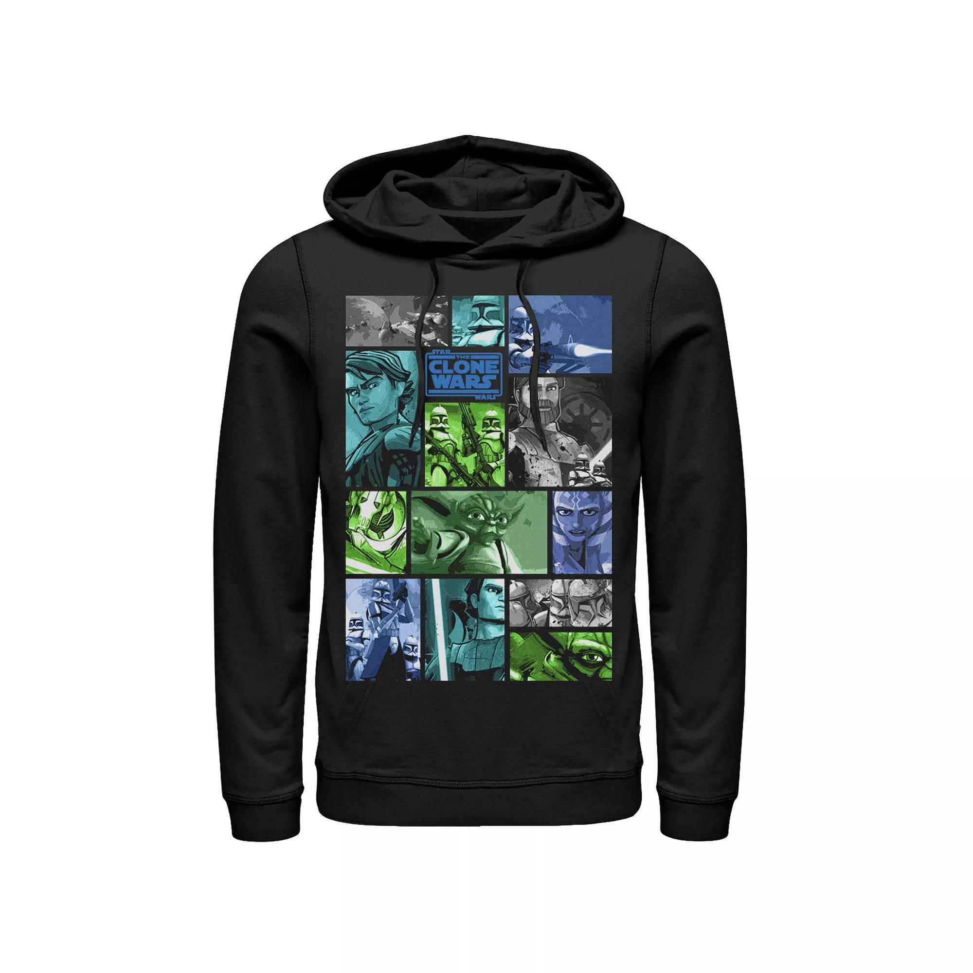 Men's Star Wars: Clone Wars Group Shot Panels Hoodie,  Product Image