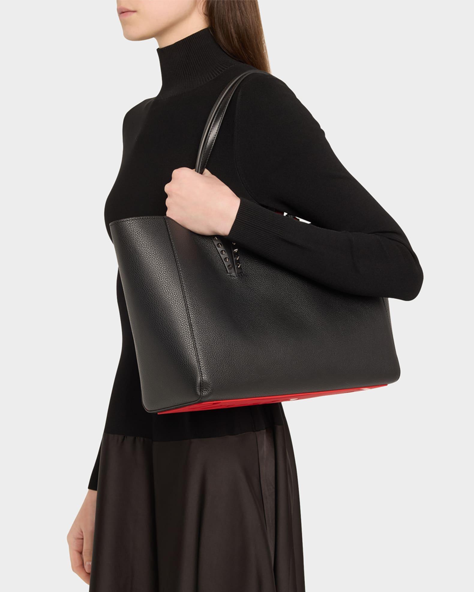 Cabata Soft Small Tote Bag in Grained Leather Product Image