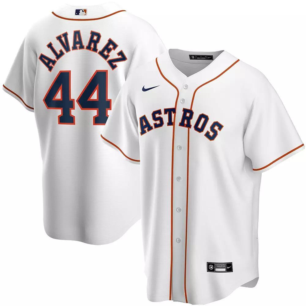 Nike Mens MLB Houston Astros (Yordan Alvarez) Replica Baseball Jersey | T770HUWHHU7-A44 Product Image