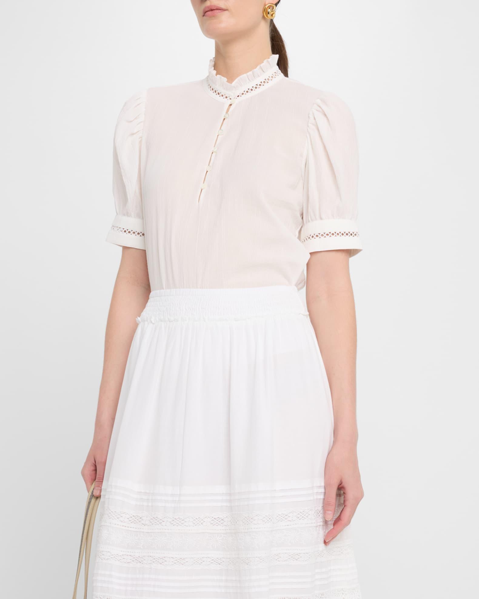 The Ruffle Collar Top Product Image