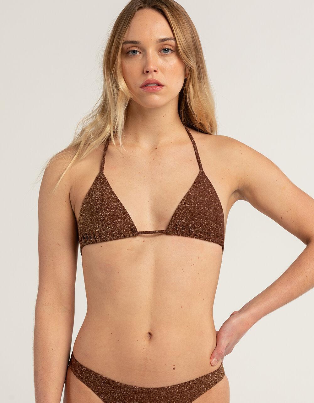 RSQ Triangle Lurex Bikini Top Product Image