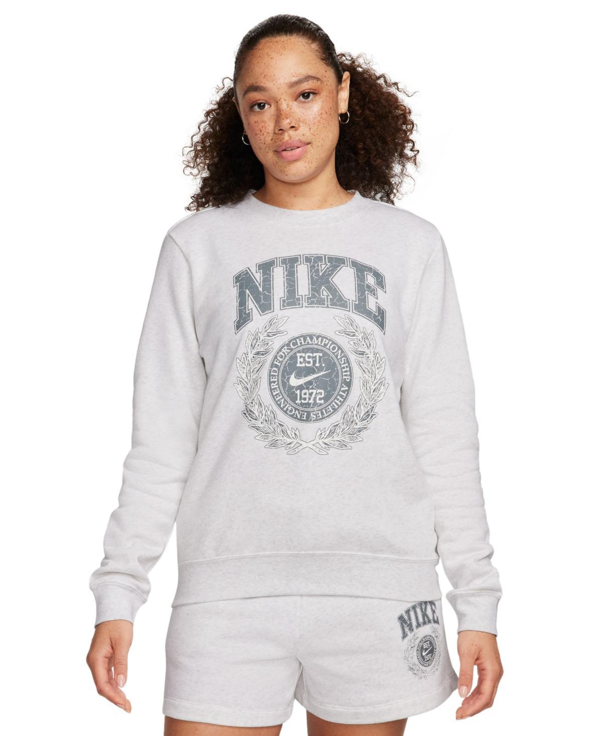 Nike Sportswear Club Fleece Women's Crew-Neck Sweatshirt Product Image