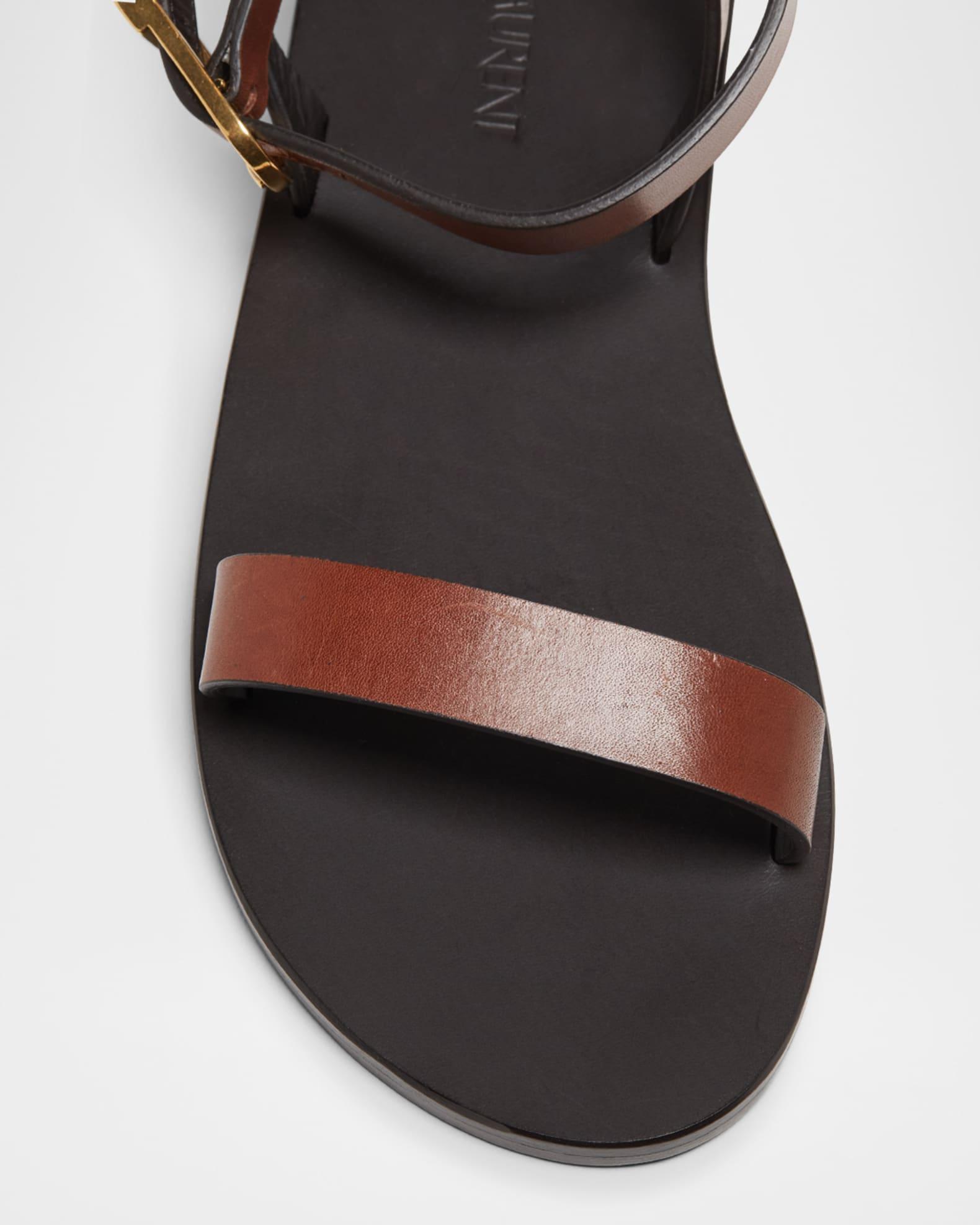 Sahara Leather Ankle-Strap Sandals Product Image
