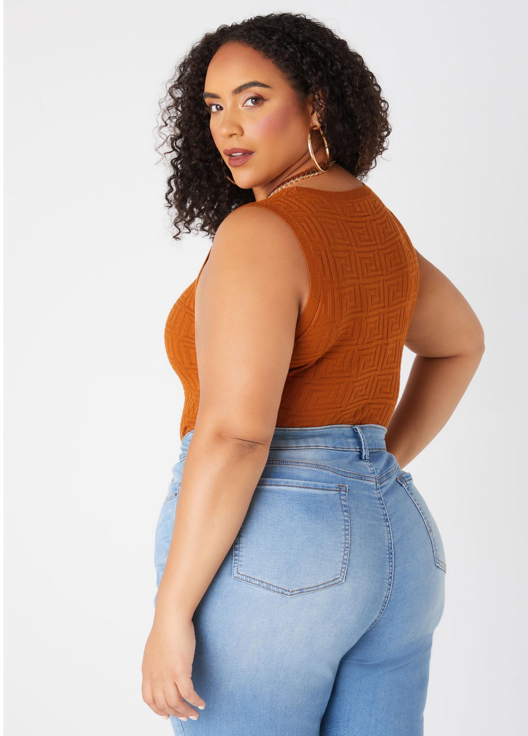 Geo Jacquard Bodysuit Product Image