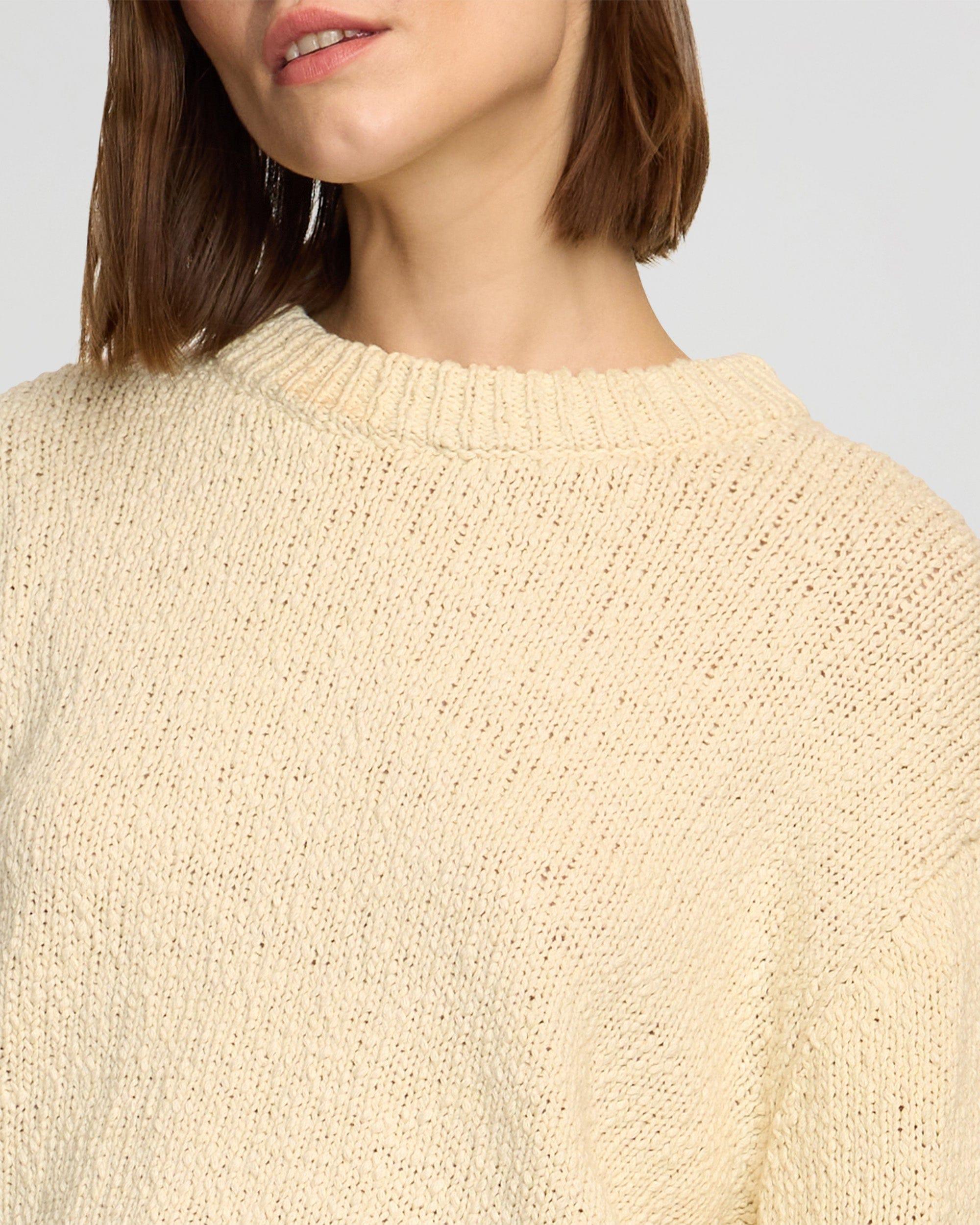 Sonya Textured Organic Cotton Sweater Product Image