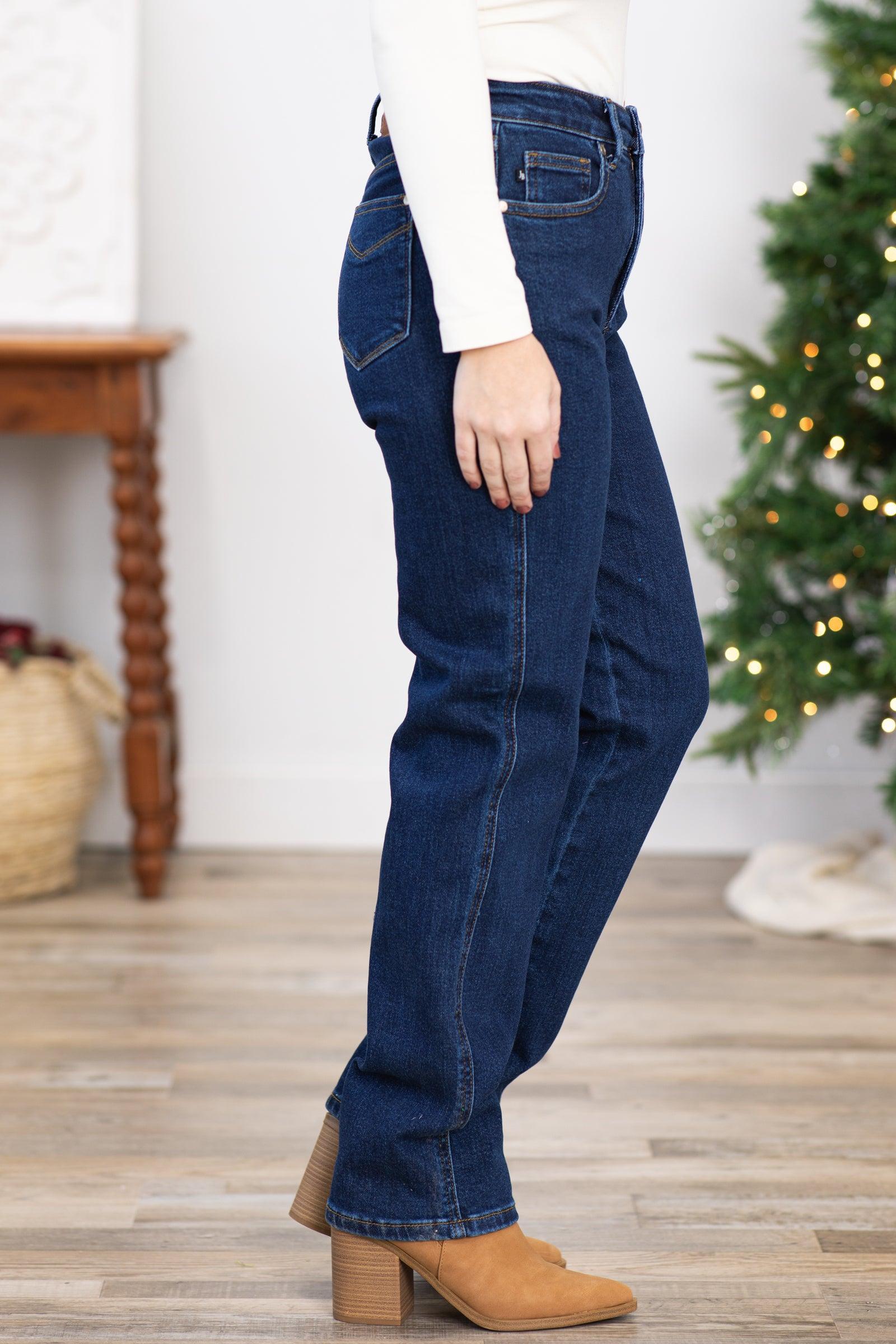 Judy Blue Tummy Control Straight Leg Jeans Product Image