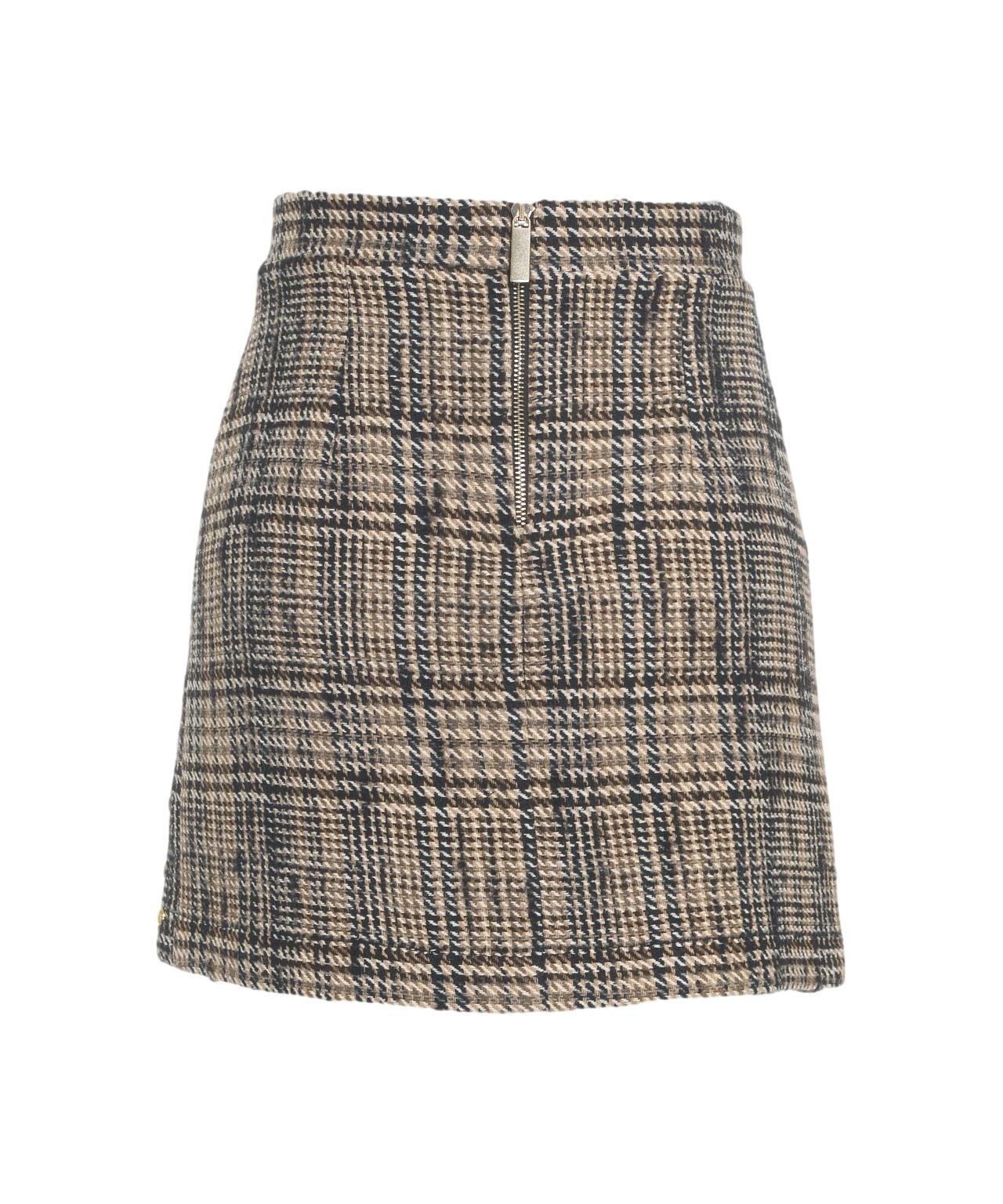 Mini skirt with appliques Product Image