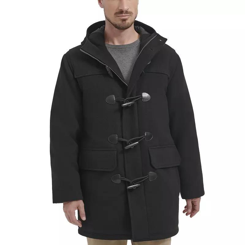Men's Tommy Hilfiger Wool Blend Duffle Coat,  Product Image