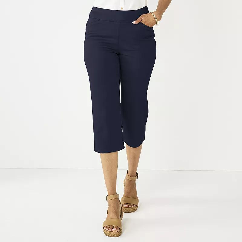 Women's Croft & Barrow® Effortless Stretch Capri Pants,  Product Image