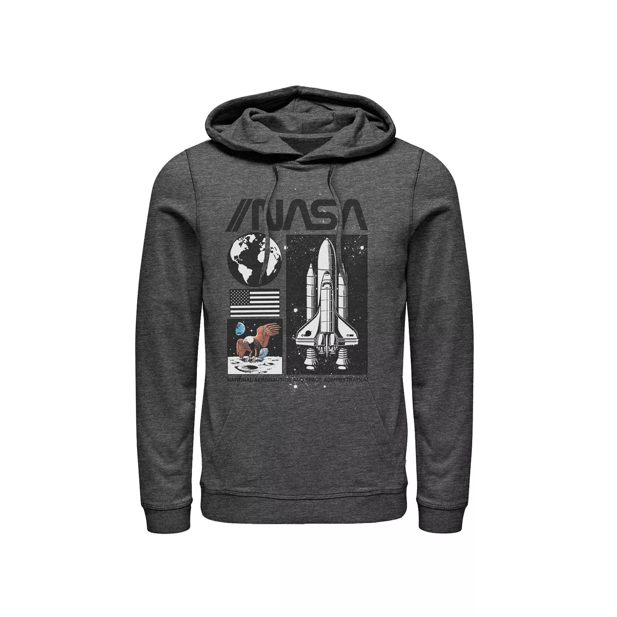 Men's NASA Collage Panel Portraits Hoodie,  Product Image