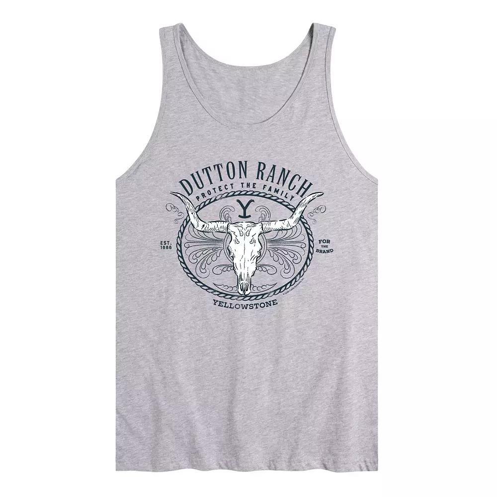 Men's Yellowstone Longhorn Tank Top,  Product Image